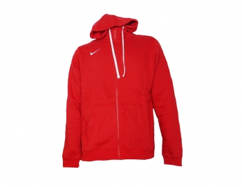 Nike Club 19 Fleece Kapuzenjacke Hoodie Rot