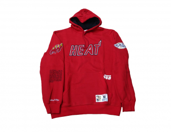 Miami Heat Fleece Hoodie Kapuzenpullover NBA Origins Mitchell & Ness