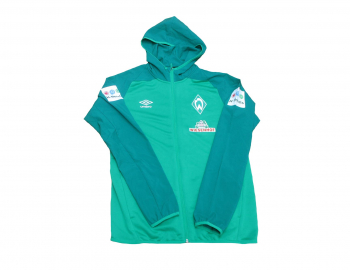 SV Werder Bremen Player Issue Trainingstop/Trainingsjacke mit Kapuze 2018/19 Umbro