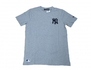 New York Yankees T-Shirt Chest Logo Neyyan Grey