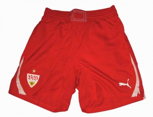 VFB Stuttgart Trikot Shorts/Hose Puma 2010/11 Red Player Issue