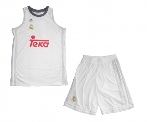 Real Madrid Basketball Kinder Trikot Set Minikit 2015/16 Adidas