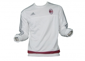 AC Mailand Trainingstop Sweatshirt 2015/16 Adidas White