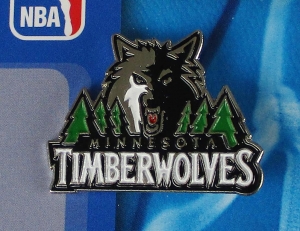 Minnesota Timberwolves NBA Anstecker/Pin