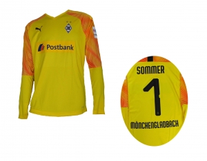Borussia Mönchengladbach Torwart Spielertrikot 2019/20 Puma Promo Spieleredition Yellow Yann Sommer