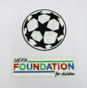 UEFA Champions League Logo Flock Uefa Foundation Set 2024-25